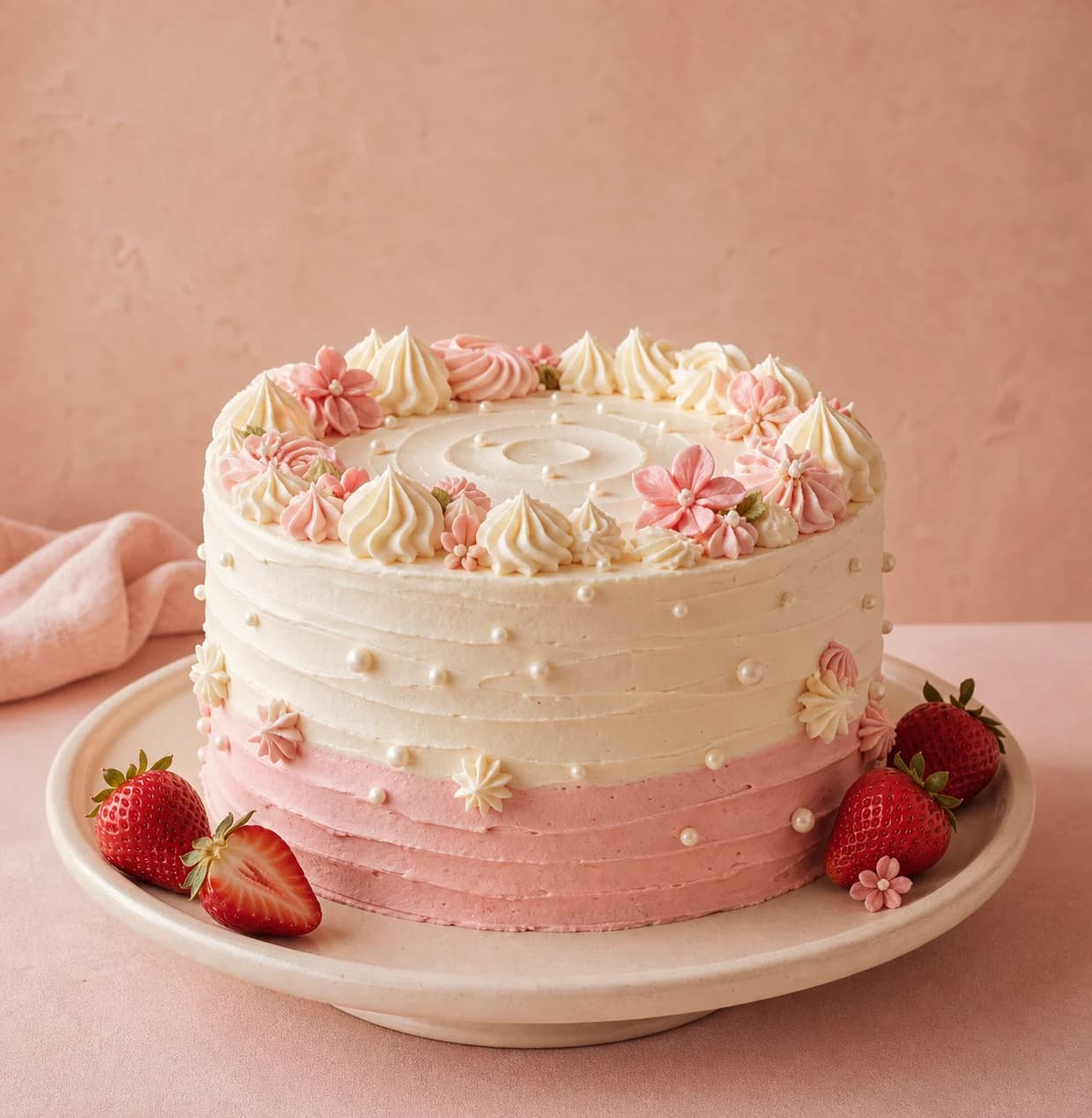 Tarta Celebración Rosada